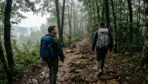 Hikers on a Smoky Mountains trail show why 3 days in Gatlinburg is worth it for a full itinerary